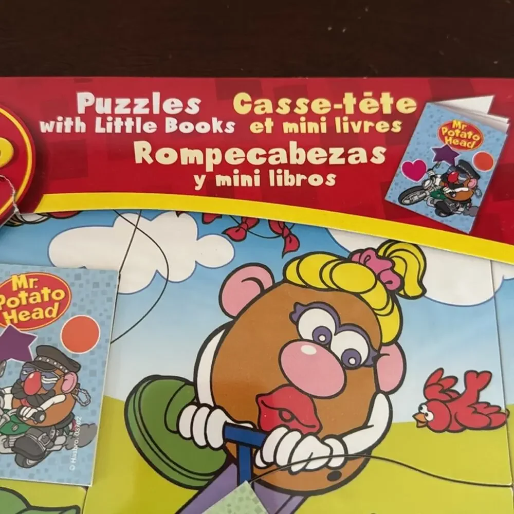 Hasbro | Mr. Potato Head Puzzles with Little Books New in Package